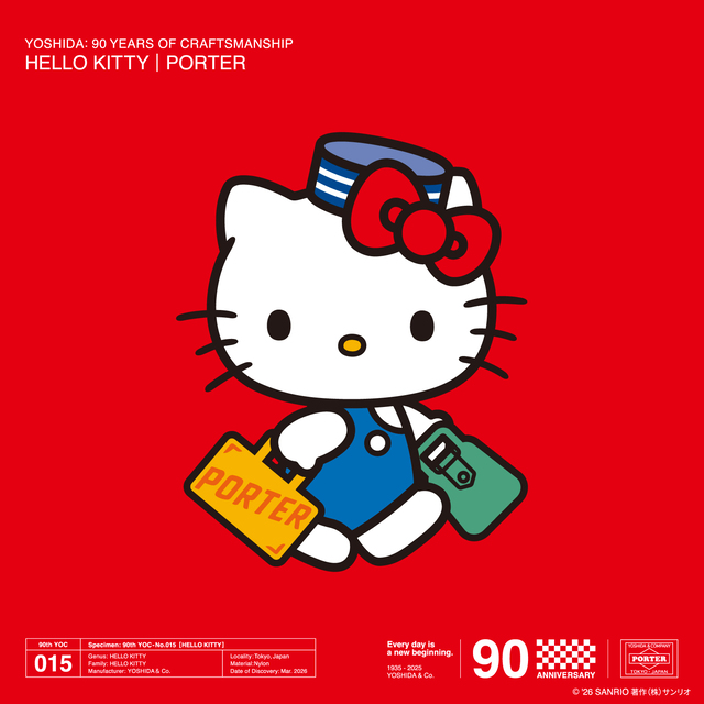 YOSHIDA & Co. 90th Anniversary Project 015「HELLO KITTY × PORTER