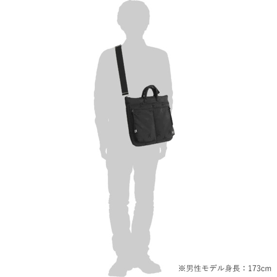 PORTER / FLAG 2WAY SHORT HELMETBAG